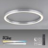 Paul Neuhaus PURE-LINES Plafondlamp LED Zilver, 1-licht, Afstandsbediening