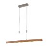 Fischer & Honsel SHINEWOOD Hanglamp LED Nikkel mat, 5-lichts