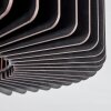 Konbongou Plafondlamp Zwart, 1-licht