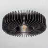 Konbongou Plafondlamp Zwart, 1-licht