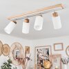 Represita Plafondlamp Natuurlijke kleuren, Wit, 4-lichts