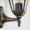 Naofe Buiten muurverlichting Bruin, Goud, 1-licht