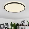 Hooper Plafondpaneel LED Zwart, 1-licht