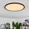 Hooper Plafondpaneel LED Zwart, 1-licht