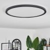 Hooper Plafondpaneel LED Zwart, 1-licht