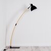 Higashi Staande lamp Hout licht, Zwart, 1-licht
