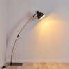Higashi Staande lamp Hout licht, Zwart, 1-licht