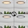 Hooper Plafondpaneel LED Zwart, 1-licht