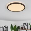 Hooper Plafondpaneel LED Zwart, 1-licht