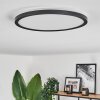 Hooper Plafondpaneel LED Zwart, 1-licht
