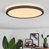 Hooper Plafondpaneel LED Zwart, 1-licht