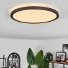 Hooper Plafondpaneel LED Zwart, 1-licht