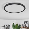 Hooper Plafondpaneel LED Zwart, 1-licht