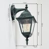 Naofe Buiten muurverlichting Groen, Zwart, 1-licht