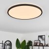Hooper Plafondpaneel LED Zwart, 1-licht