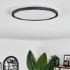 Hooper Plafondpaneel LED Zwart, 1-licht