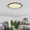 Hooper Plafondpaneel LED Zwart, 1-licht