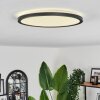 Hooper Plafondpaneel LED Zwart, 1-licht