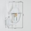 Naofe Buiten muurverlichting Wit, 1-licht