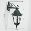 Hongkong Buiten muurverlichting Groen, Zwart, 1-licht