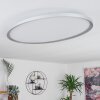 Kombito Plafondpaneel LED Zilver, Wit, 1-licht, Afstandsbediening
