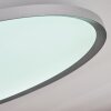 Kombito Plafondpaneel LED Zilver, Wit, 1-licht, Afstandsbediening