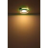 Globo GISELL Plafondlamp LED Zwart, 1-licht, Afstandsbediening, Kleurwisselaar