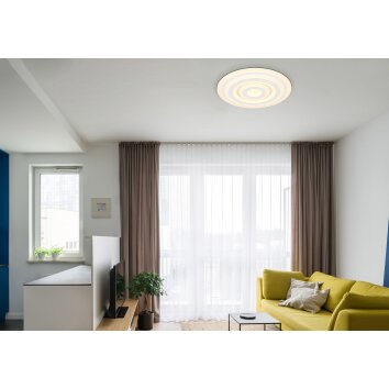 Globo ALOIS Plafondlamp LED Wit, 1-licht