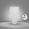 Fischer & Honsel Face Tafellamp Wit, 1-licht
