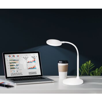 Fischer & Honsel Work Tafellamp LED Wit, 1-licht