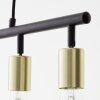 Brilliant Tiffany Hanglamp Goud, Zwart, 5-lichts
