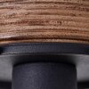 Brilliant Gwen Plafondlamp Hout donker, 1-licht