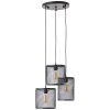 Brilliant Maze Hanglamp Zwart, 3-lichts