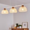 Besancon Hanglamp Bruin, Wit, 3-lichts