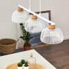 Besancon Hanglamp Bruin, Wit, 3-lichts