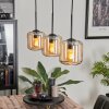 Lauden Hanger Glas 15 cm Amber, 3-lichts