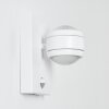 Borlo Buiten muurverlichting LED Wit, 2-lichts, Bewegingsmelder