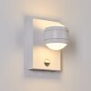 Borlo Buiten muurverlichting LED Wit, 2-lichts, Bewegingsmelder