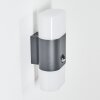Belerda Buiten muurverlichting LED Antraciet, 2-lichts, Bewegingsmelder