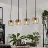 Lauden Hanger Glas 15 cm Amber, Duidelijk, 4-lichts