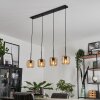Lauden Hanger Glas 15 cm Amber, 4-lichts