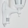 Naofe Buiten muurverlichting Wit, 1-licht, Bewegingsmelder