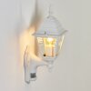 Naofe Buiten muurverlichting Wit, 1-licht, Bewegingsmelder