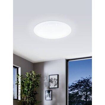 Eglo FRANIACW Plafondlamp LED Wit, 1-licht, Afstandsbediening, Kleurwisselaar