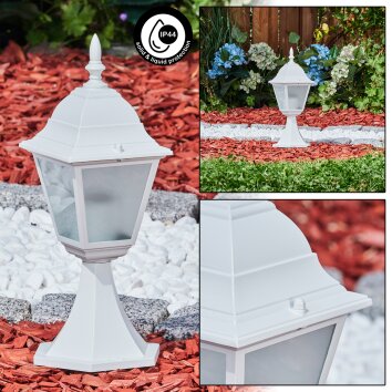 Naofe Sokkellamp Wit, 1-licht