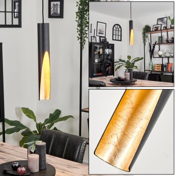 Rolle Hanger LED Zwart, 1-licht