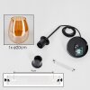 Vevino Hanger Glas 20cm Amber, 1-licht