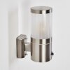 Tolsona Buiten muurverlichting Nikkel mat, 1-licht, Bewegingsmelder