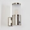 Tolsona Buiten muurverlichting Nikkel mat, 1-licht, Bewegingsmelder