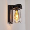 Foley Buiten muurverlichting Zwart, 1-licht